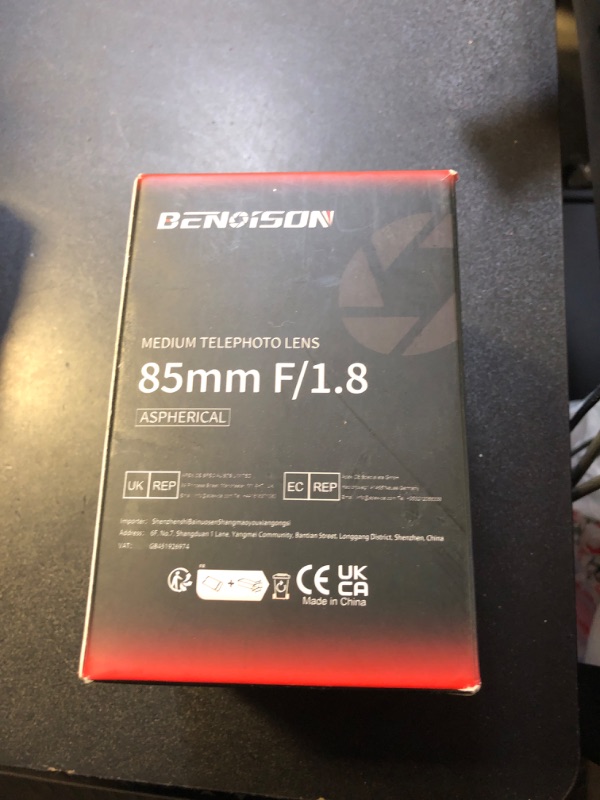 Photo 1 of 85mm f1.8 Portrait Lens - EF Lens for Canon, Medium Telephoto Lenses Manual Camera for Canon EOS Rebel T8i T7i T7 T6 T6s T6i SL3 SL2 90D 80D 77D 4000D EOS-1D X Mark III/II, 5D Mark IV, 6D Mark II etc