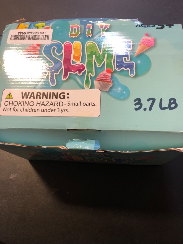 Photo 1 of 60 FL OZ Clear Slime Kit for Girls with Big Bucket: Slime Making Kits with Premade Slime for Kids DIY - 3.7 LB Crystal Slime with 35 Pack Slime Accessories for Girls Birthday Gifts