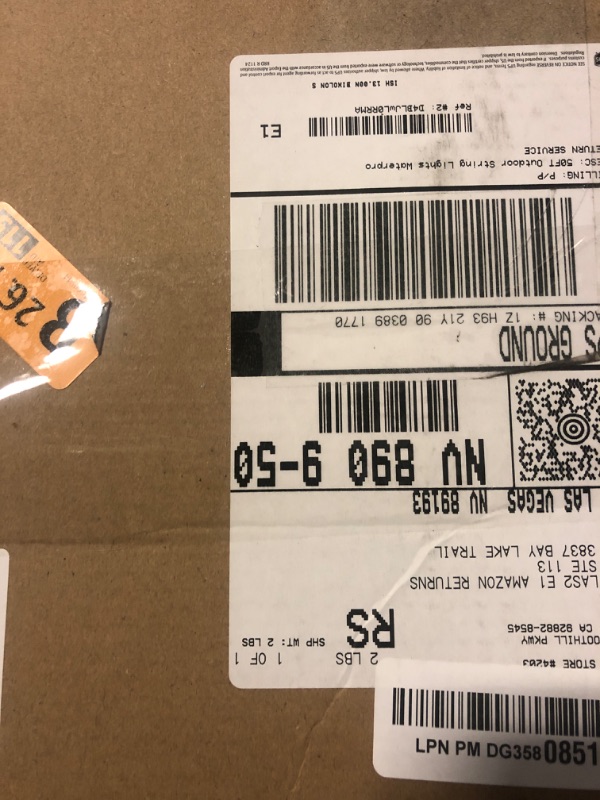 Photo 1 of 50FT Outdoor String Lights Waterproof, Bright 2700K LED Patio Lights String with 27 G40 Shatterproof Globe Bulbs, Connectable Edison String Lights for Outside, Garden, Balcony, Porch