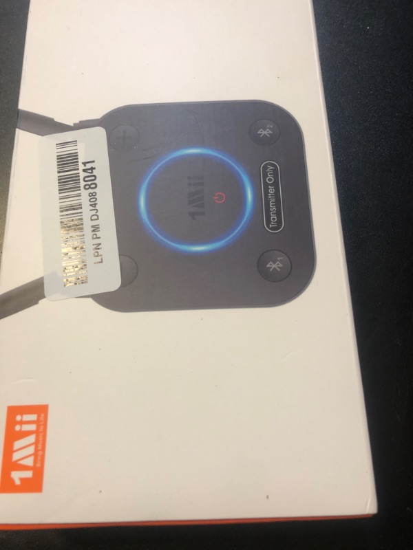 Photo 2 of 1Mii B06TX Bluetooth 5.2 Transmitter for TV to Wireless Headphone/Speaker, Bluetooth Adapter for TV w/Volume Control, AUX/RCA/Optical/Coaxial Audio Inputs, Plug n Play, aptX Low Latency & HD