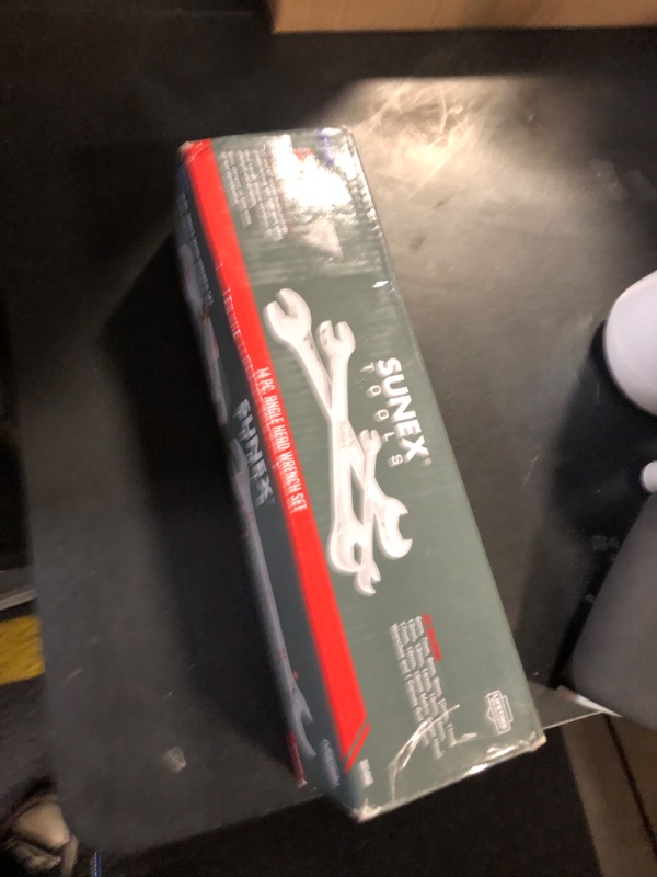 Photo 1 of SUNEX TOOLS 9914M Metric Angle Wrench Set, Fully Polished, 6mm - 19mm, 14-Piece