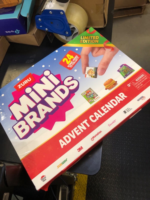 Photo 1 of Mini Brands Advent Calendar 2024 by ZURU Mini Brands Limited Edition Advent Calendar, Includes Mini Brands, Mini Toys & Foodie Mini Brands, Mystery Collectibles Toys Comes with 24 Minis