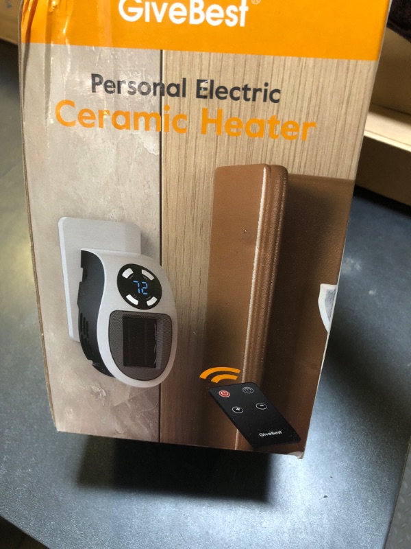 Photo 1 of Programmable Space Heater with Led Display Wall Outlet Electric Heater with Adjustable Thermostat and Timer for Home Office Indoor Use 350 Watt ETL Listed