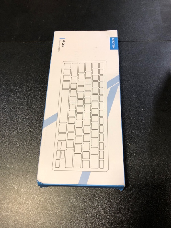 Photo 1 of OMOTON Bluetooth Keyboard for Mac, Compact Wireless Keyboard Compatible with MacBook Pro/Air, iMac, iMac Pro, Mac Mini, Mac Pro Laptop and PC (Silver)