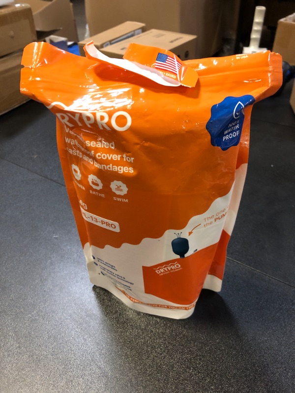 Photo 1 of DRYPRO Vacuum Sealled Waterproof Leg Cast Cover - Sized for Both Kids and Adults - Ideal for The Bath Shower or Swimming - Small Half Leg – (HL-13-PRO)