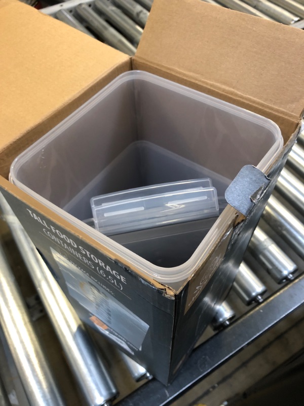 Photo 1 of Chef's Path Extra Large Food Storage Containers with Lids Airtight (6.5L|220 Oz|2 Pack) for Flour, Sugar, Rice & Baking Supply - Airtight Kitchen & Pantry Bulk Food Storage for Kitchen Organization