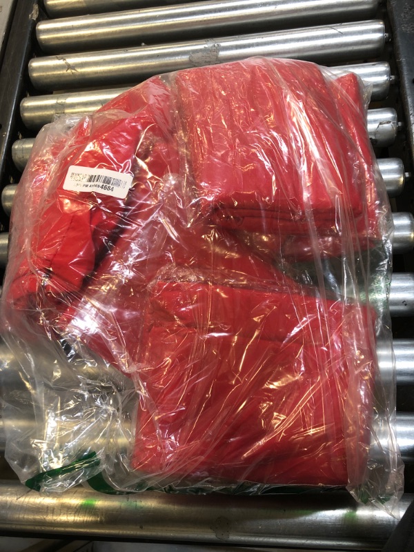 Photo 1 of 8 Pack Premium Red Tablecloth 60 x 102 Inch, Rectangle Table Clothes for 6 Foot Rectangle Tables Washable Polyester Fabric Table Covers for Wedding Party Reception Banquet Buffet Restaurant