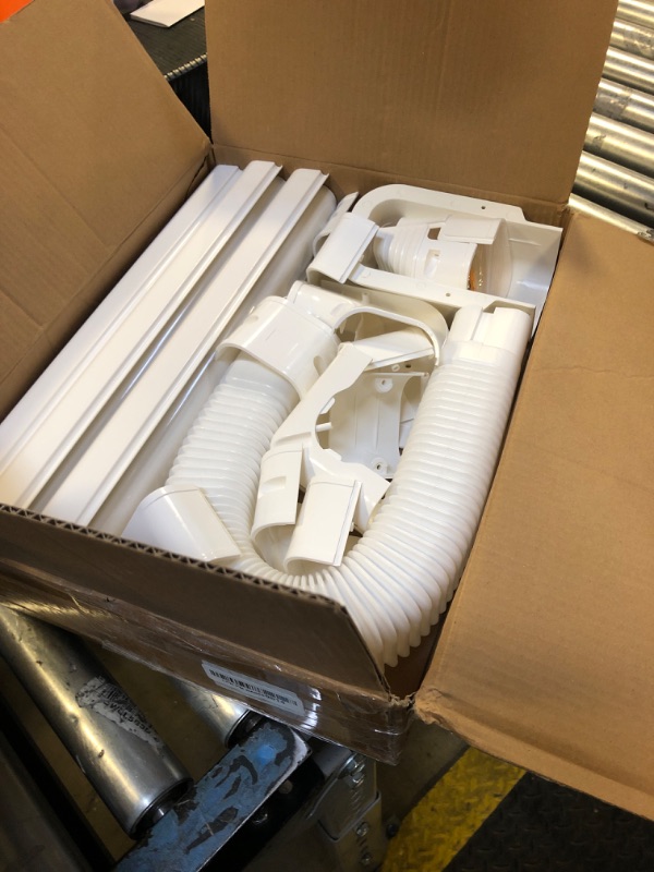 Photo 1 of LyPrem 10Ft Mini Split Line Set Cover 3" PVC Line Cover Kit for Mini Split and Central Air Conditioner & Heat Pump(White)