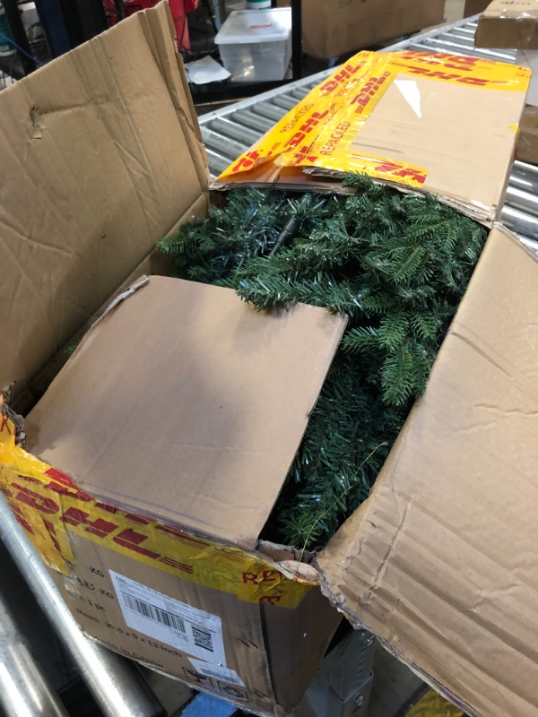 Photo 1 of Treepool 6FT Pre-Lit Artificial Christmas Tree with 1458 PE&PVC Mixed Branch Tips, 400 Warm White Lights, Hinged Premium Spruce Fake Xmas Trees, Green, Foldable Base