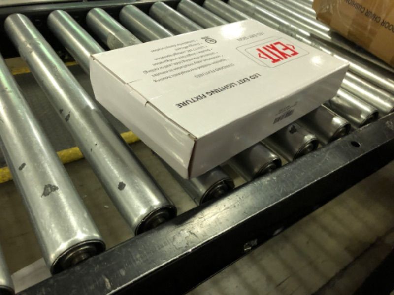 Photo 1 of CM MZY Exit Sign with Emergency Lights LED Exit Sign Light with Battery Backup,Red Letter Commercial Emergency Exit Sign Lights,AC 120-277V, UL Certified,1PCS