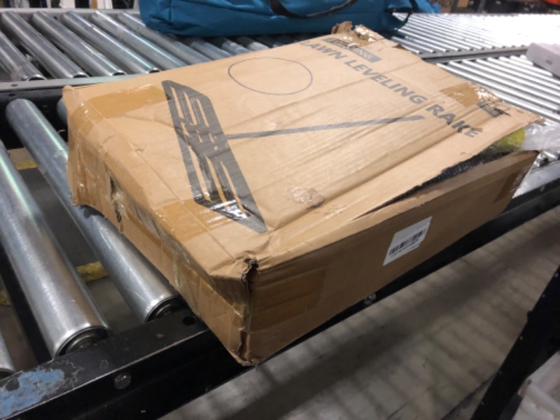 Photo 1 of Lawn Leveling Rake 30x10 inch, 6.2FT Lawn Leveler Tool Stainless Steel Adjustable Handle Level Rake Heavy Duty Rakes for Lawns, Backyard, Garden, Golf Course, Farm, Pasture