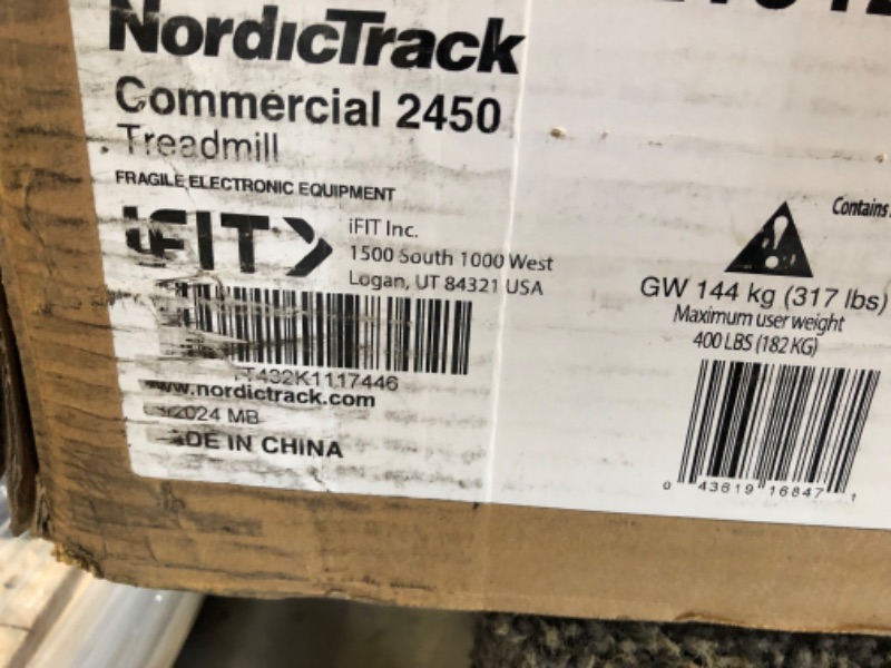 Photo 3 of -FACTORY SEALED- NordicTrack Commercial Series Treadmill 
