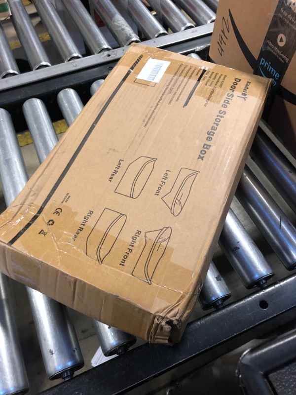 Photo 1 of KUNIST 4PCS Door Side Storage Box for Tesla Model Y Door Protector Accessories 2021-2024 Upgraded Silicone Door Organizer Front and Rear Door Slot Pockets, Black