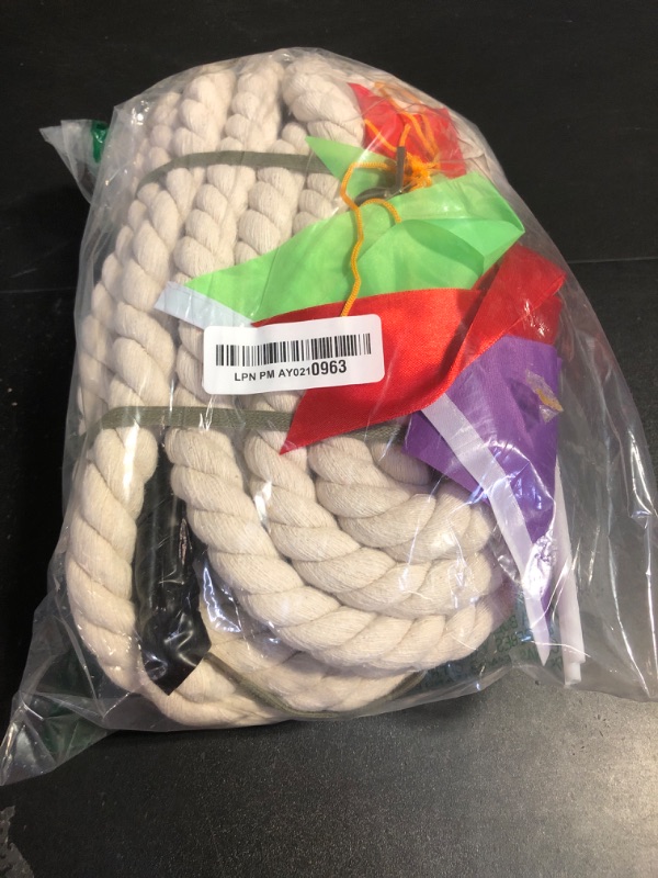 Photo 1 of 35Ft Tug of War Rope Field Day Family Reunion Tug Rope Natural Cotton Tug of War Rope for Kids and Adults, Summer Camp, Yard Games, Outdoor Camping Picnic Games, Team Building