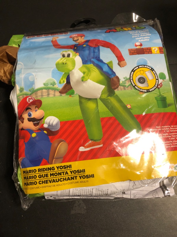 Photo 2 of Disguise Mario Riding Yoshi Adult Costume Standard