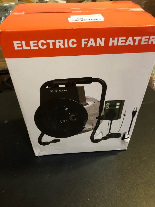 Photo 2 of AgiiMan Greenhouse Heater with Adjustable Thermostat -1500W patio heater, 3S Fast Heating, Overheat Protection, Outdoor space heaters for patio electric, Garage, Grow Tent,Greenhouse Fan, Flower House