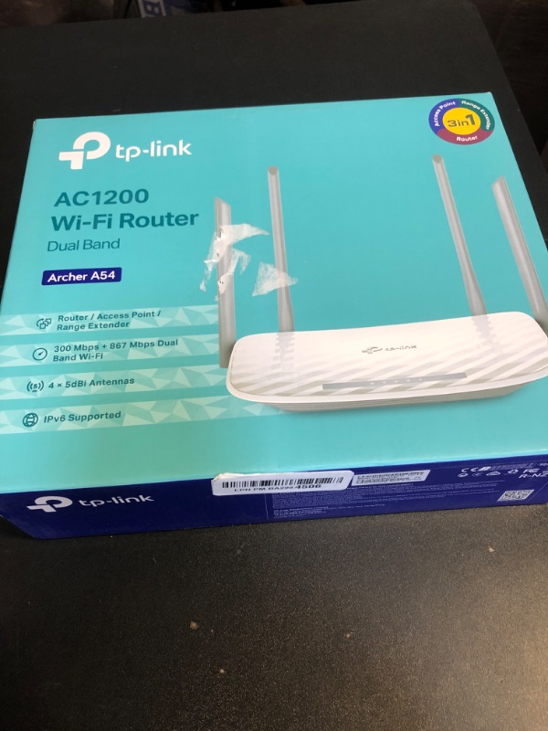 TP-Link AC1200 WiFi Router (Archer A54) - Dual Band Wireless Internet ...