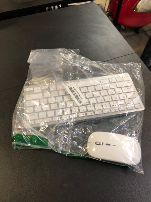 Photo 1 of Rechargeable Wireless Keyboard and Mouse Compatible with iMac MacBook and Windows Laptop Computer (Wireless Bluetooh)