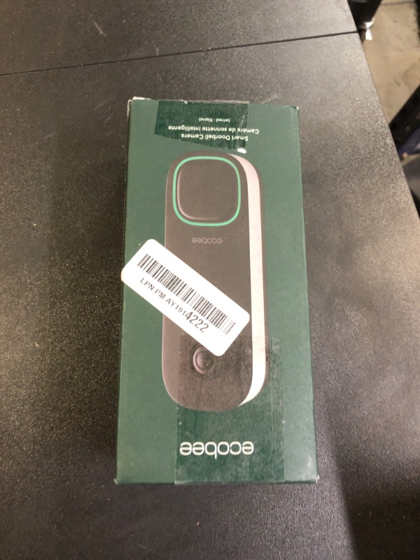 Photo 2 of ecobee Smart Video Doorbell Camera (Wired) - with Industry Leading HD Camera, Smart Security, Night Vision, Person and Package Sensors, 2-Way Talk, and Video & Snapshot Recording