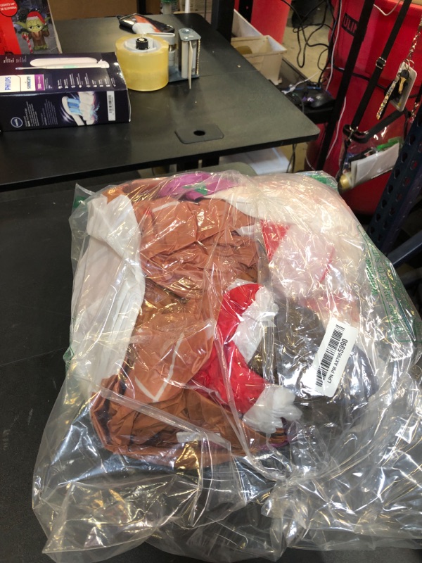 Photo 1 of Ceenna 2 Pcs 8 Ft Inflatable Nutcracker Christmas Decor Outdoor Christmas Blow Up Yard Decorations with Built in LED Lights Christmas Inflatables Large Life Size Nutcracker Decoration for Garden Lawn