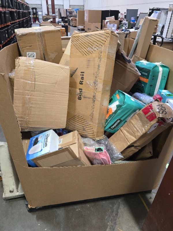 Photo 1 of WildFinds: Miscellaneous Large Gaylord - All Gaylord Sets Are Non Refundable - 121 Items Are Either Partial Sets, Damaged But Still Useable & New Items But Are Not Tested - ** Will need truck for pickup *