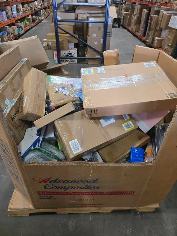 Photo 1 of WildFinds: Miscellaneous Large Gaylord - All Gaylord Sets Are Non Refundable - 108 Items Are Either Partial Sets, New Items But Are Not Tested, or Damaged But Still Useable   - ** Will need truck for pickup *