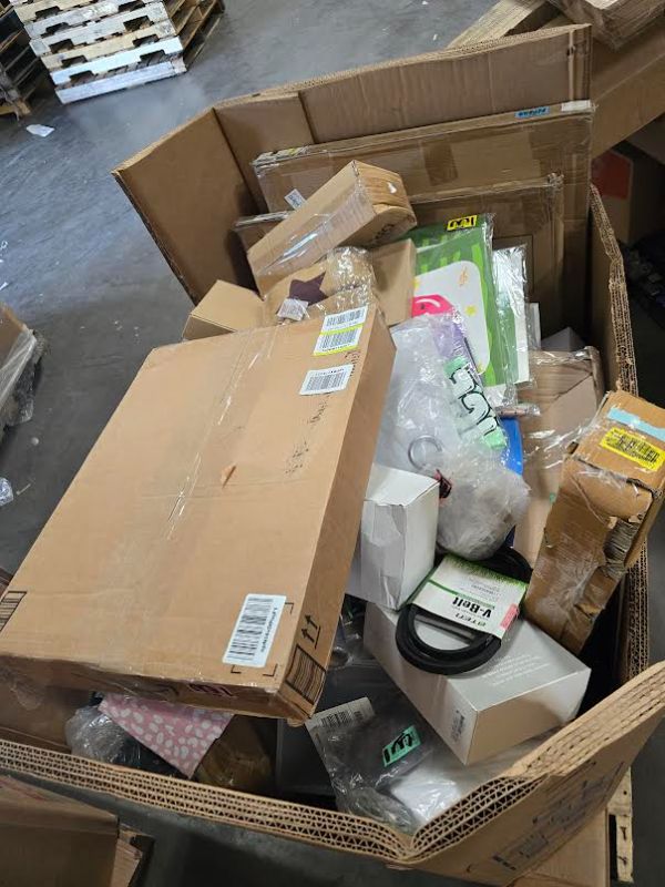 Photo 1 of WildFinds: Miscellaneous Large Gaylord - All Gaylord Sets Are Non Refundable - 108 Items Are Either Partial Sets, New Items But Are Not Tested, or Damaged But Still Useable   - ** Will need truck for pickup *
