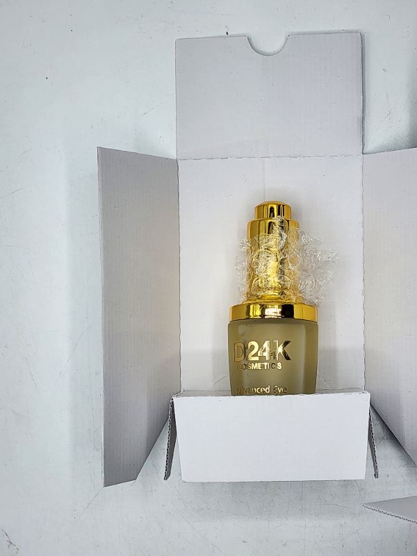 Photo 1 of 24K Gold Infused Advanced Eye Serum Contours Skin Around The Eyes Reducing Puffiness & Sagging While Lifting & Firming Skin New