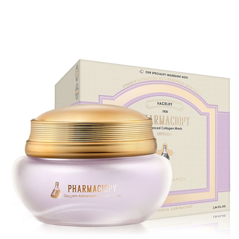 Photo 1 of Oxygem Advanced Collagen Lifting & Firming Mask Lifts & Reinvigorate Tired Stressed & Dull-Looking Skin By Delivering Ageing Properties & Pearls Absorbing Oxygen & Releasing Toxins Protecting From Environmental Pollutants New 