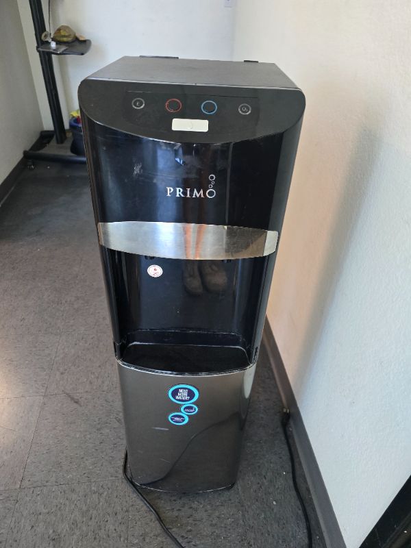 Photo 1 of Primo Electronic Control Black & Stainless Steel Bottom Load Water Cooler