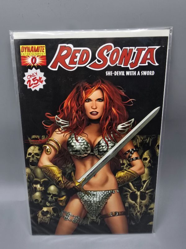 Photo 1 of Red Sonja #0 2005 Dynamite Comics Greg Land Black Cover Variant 