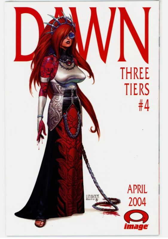 Photo 1 of Dawn: Three Tiers #4 (2004) Comic Joseph Linsner Cover and Story 