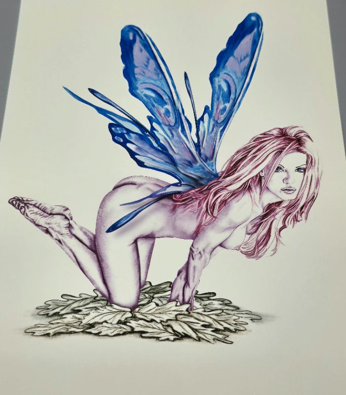 Photo 1 of Fairy Drawing By NataLious - Not Framed