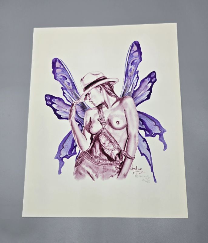 Photo 1 of Jazz Fairy Drawing By NataLious 2005  - Not Framed