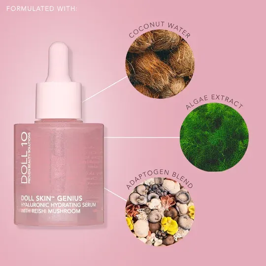 Photo 1 of Hyaluronic & Reishi Mushroom Repairing Serum Hydrates & Detoxifies Reduces Redness Premature Ag-ing & Fine Lines Helps With Allergic Reactions Irritations Bug Bite Dermatitis & Skin Conditions New
