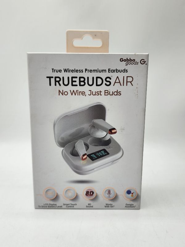 Photo 1 of Rose Gold And White Treubuds Air Wireless Smart Touch 8d Sound Automatic Pair By Gabba Goods New 