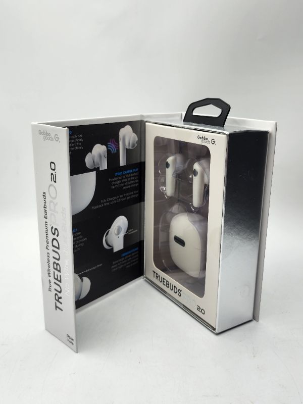 Photo 1 of Gabba Goods Truebuds Pro 2.0 5.0 Bluetooth with Auto Pair and Auto Turn On/Off, HD Sound, Up to 12 Hours of Playing Time Fully Charges Less Then a Hour