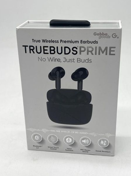 Photo 1 of Black  Truebuds Prime with Smart Touch Control, Voice Assistant, HiFi Stereo Sound, Sweat Resistant