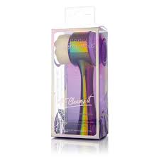 Photo 1 of Purple Cleanse IT 2 In 1 Exfoliator Brush Lightly Cleanses Oily T Zone With 550,000 Soft Microfiber Bristles Helps Clear Clogged Pores Exfoliates Dead Skin All In One Tool New 