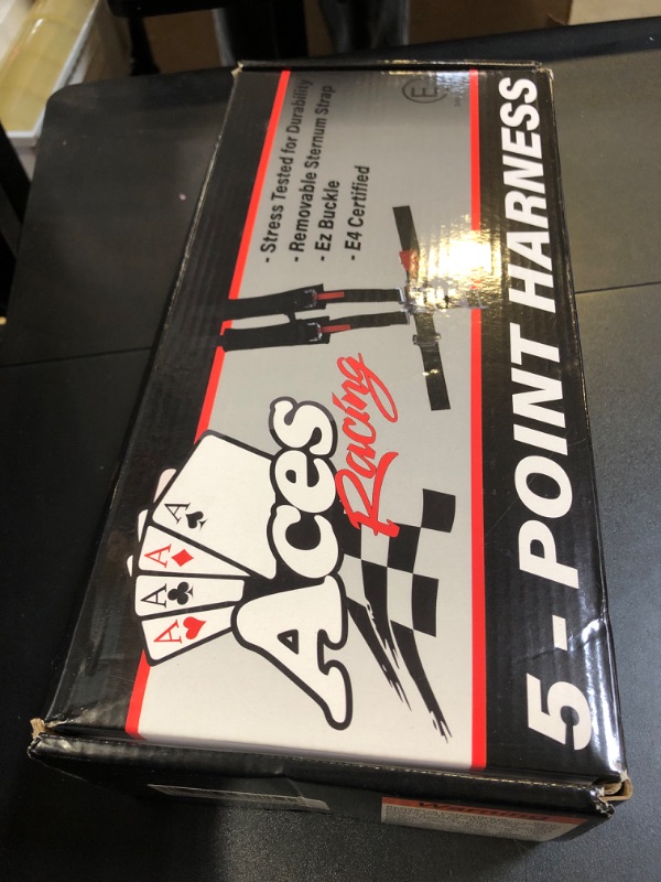 Photo 1 of Aces Racing 5 Point Harness With 2 Inch Padding E4 Certified (Blue)