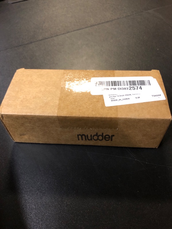 Photo 1 of 4 Pieces Quartz Clock Movement Clock Mechanism with 4 Types of Walnut Wood Clock Hands Clock Accessories for Clock DIY Repair Parts Replacement (Fit for 12 Inch Clock, 13 mm)