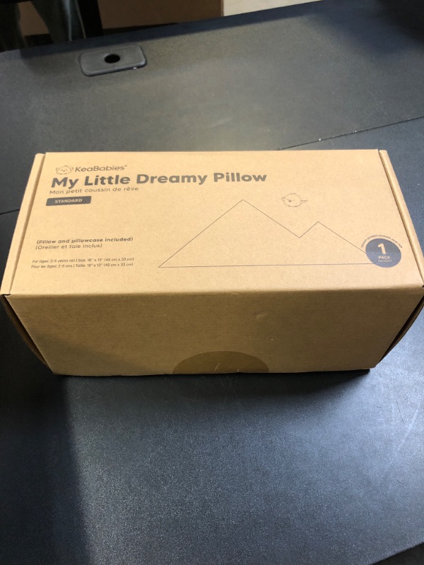 Photo 2 of Toddler Pillow with Pillowcase - 13x18 My Little Dreamy Pillow, Organic Cotton Toddler Pillows for Sleeping, Kids Pillow, Travel Pillows,Mini Pillow,Nursery Pillow,Toddler Bed Pillow (Dear Princess)