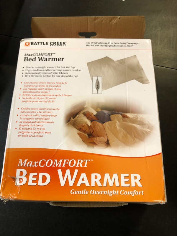 Photo 2 of Battle Creek Bed Warmer Model 458