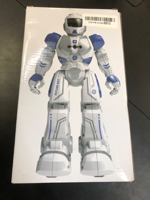 Photo 1 of FAFUGANIA Robot Toys for Kids, Remote Control Robot with Programmble Walking & Dancing Adjustable Volume RC Gesture Sensing Smart Robot Toy for Ages 3 4 5 6 8 10 12 Boy Girl Ideal Blue