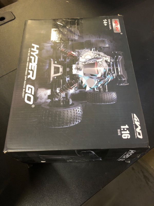 Photo 1 of HYPER GO H16PL 1/16 RTR Brushless RC Buggy, Fast RC Cars for Adults, Max 38 mph RC Truck, 4WD High Speed Racing RC Car with 2S 2000 mAh Battery for RC Basher