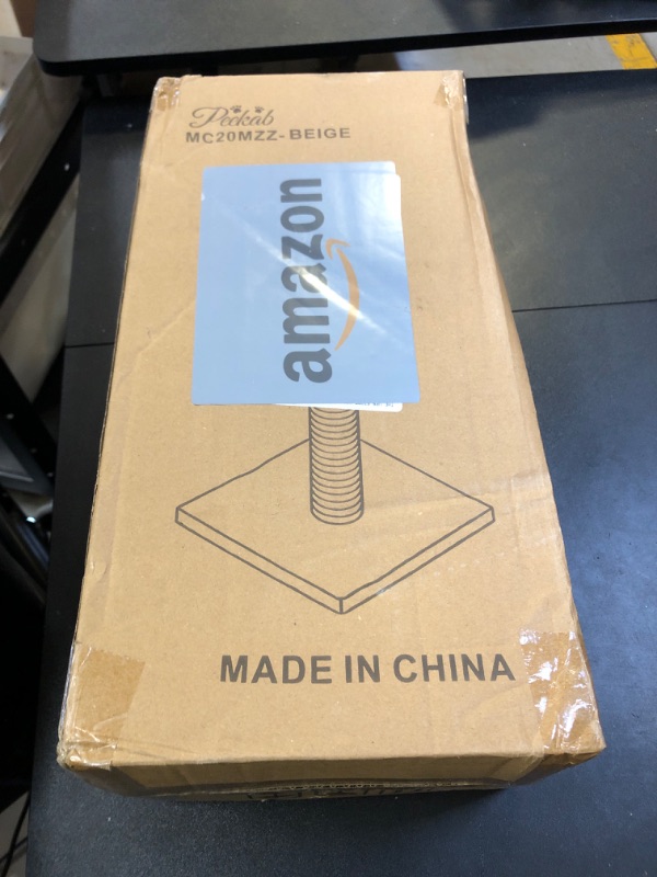 Photo 1 of PEEKAB 32" Tall Cat Scratching Post Sisal Rope Scratch Posts with Hanging Ball and Self-Massage Brush Vertical Scratcher for Indoor Cats and Kittens(Beige 32inches)