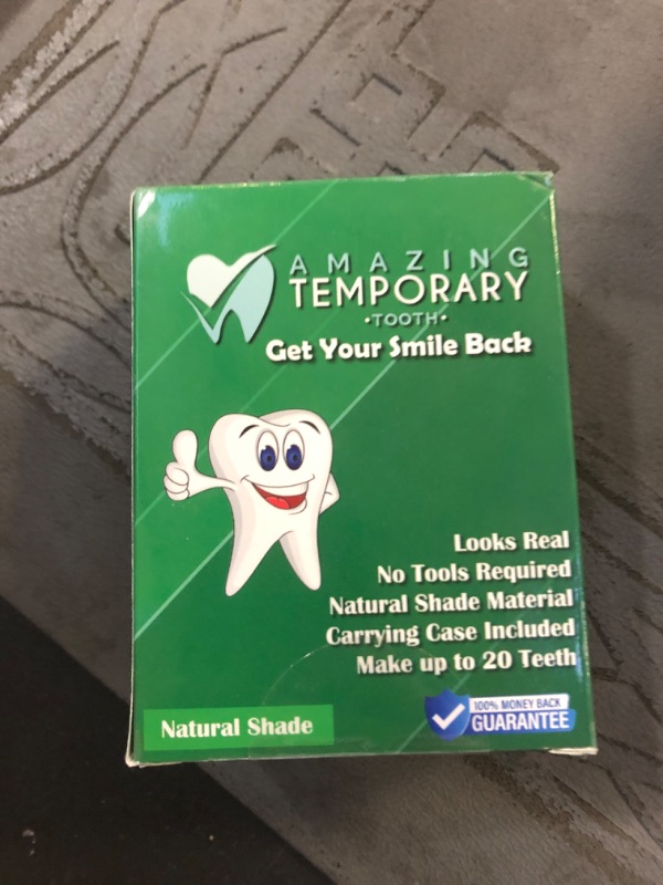 Photo 2 of (Natural Shade) Amazing Temporary Tooth Replacement Kit, Temp Missing Teeth Repair, Available in Natural or Bright Shade