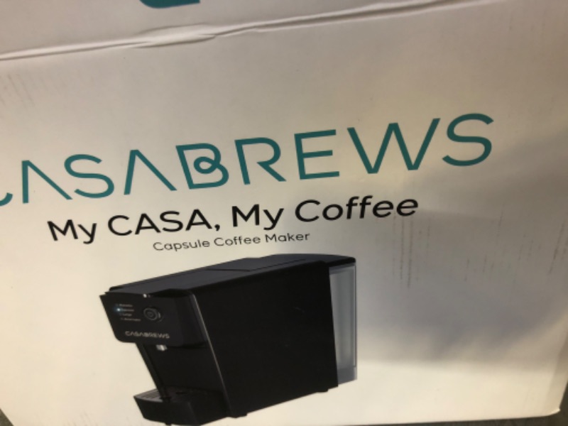 View 2 of CASABREWS Espresso Machine for Nespresso Original Pods, 20 Bar Coffee Machine with 4 Brewing Modes and 21 oz Removable Water Tank, Compact Capsule Coffee Maker for Home or Office, Ideal Gifts for Mom