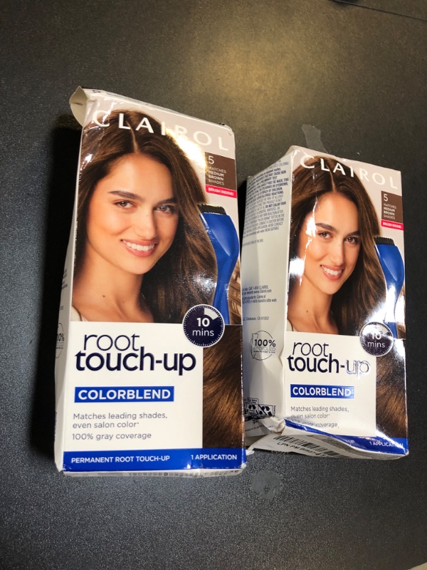 Photo 1 of 2 Pack Root Touch Up Colorblend Shade Medium Brown 