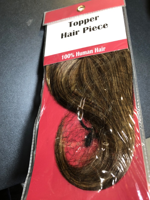 Photo 1 of BUTYWAY Hair Toppers for Women Remy Human Hair Pieces for Women with Thining Hair Thick Hairpieces Adding Extra Hair Volume Handmade 7 * 11CM Clip In Toppers 10inch